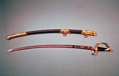 Espada conmemorativa dada por Napoleón Bonaparte por ayudarlo en su exitoso golpe de estado en Saint Cloud el 18 brumario año 8 (9 de noviembre de 1799)